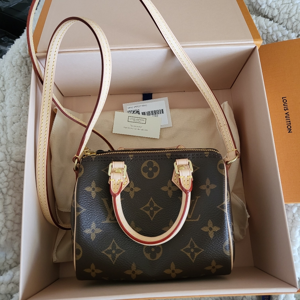 New authentic Louis Vuitton Nano Speedy - Picture 7 of 13
